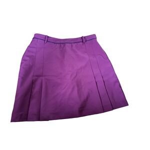 Ping maroon pleated‎ mini golf skort